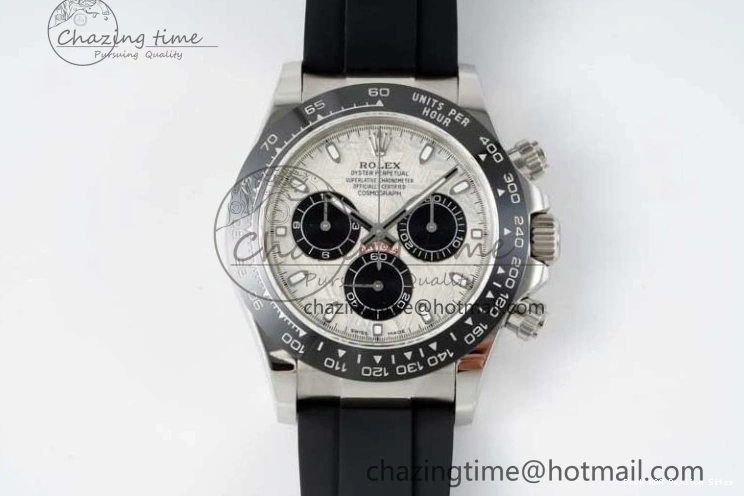 Good Copy Rolex Watches Oysterflex 116519 on 1:1 Best Edition Strap 2269 Rubber ZeroBulk SA Daytona Dial QF Meteorite 0116